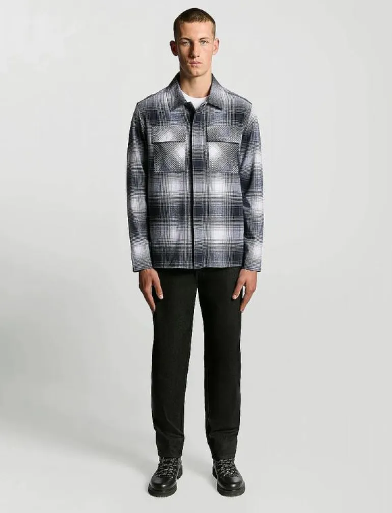 Ombre Check Overshirt - Jackor & rockar