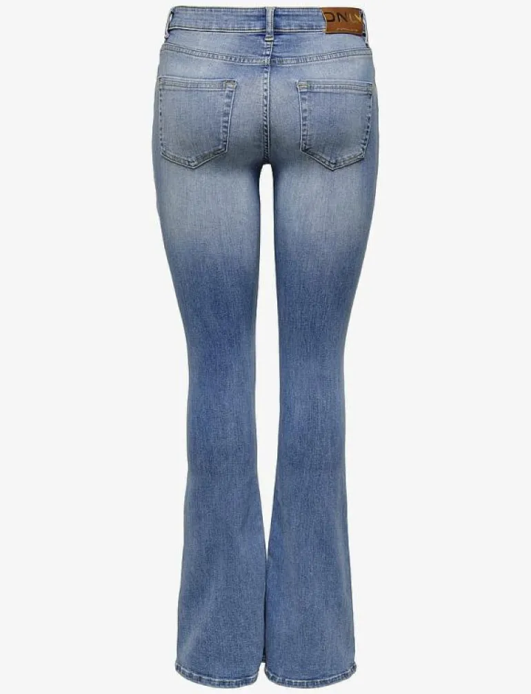 ONLBLUSH MID FLARED DNM TAI467 NOOS - Utsvängda jeans