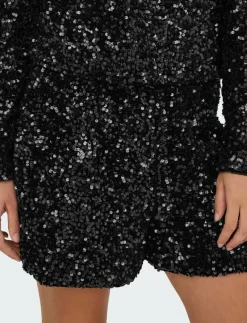 ONLCONFIDENCE NEW SEQUINS SHORTS JRS - Casual shorts