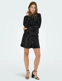ONLCONFIDENCE NEW SEQUINS SHORTS JRS - Casual shorts