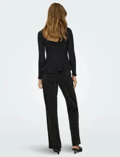 ONLKENYA L/S PEPLUM TOP JRS - Långärmade toppar