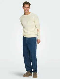 ONSALKAN REG CREW KNIT - Rundhalsad
