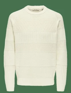 ONSALKAN REG CREW KNIT - Rundhalsad