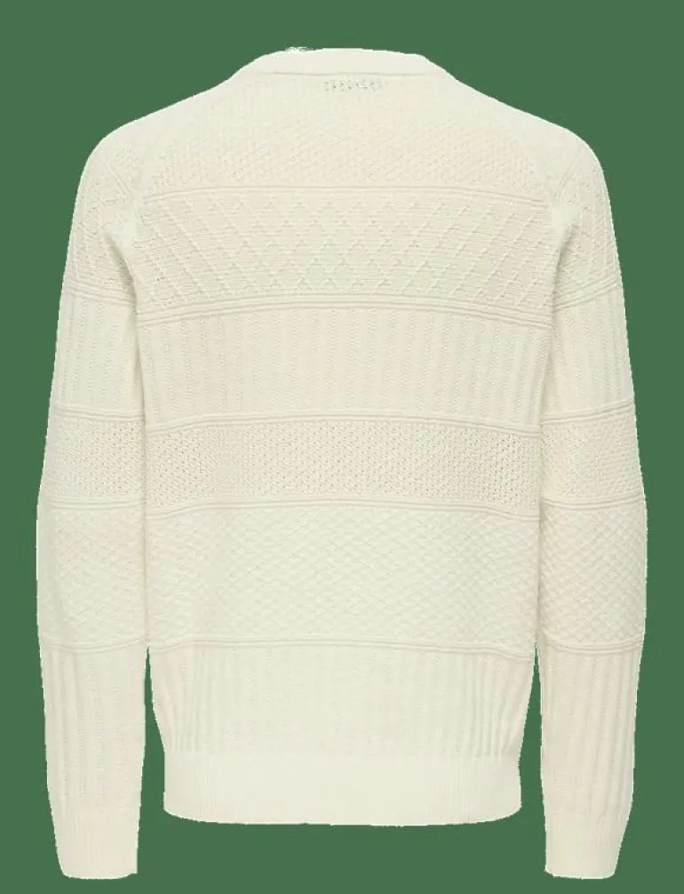 ONSALKAN REG CREW KNIT - Rundhalsad