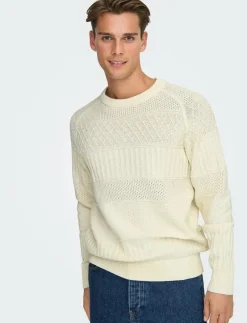 ONSALKAN REG CREW KNIT - Rundhalsad