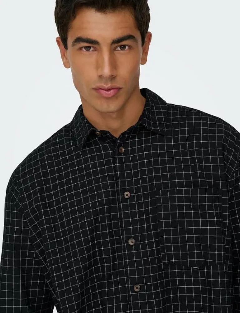 ONSBARNEY RLX CHECK LS SHIRT CF - Rutiga skjortor
