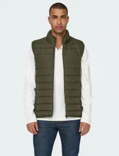 ONSBRODY QUILT VEST OTW VD - Västar
