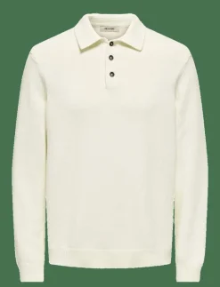 ONSHOPE RLX LS POLO KNIT LIFE - Stickade pikéer