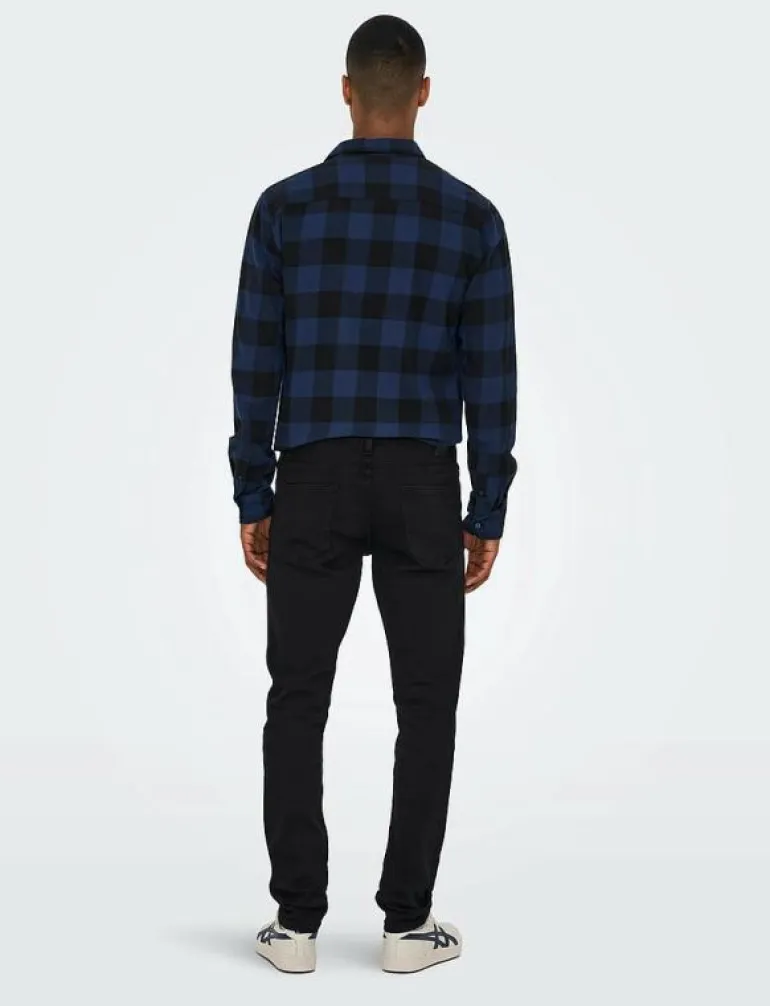 ONSLOOM SLIM BLACK 0448 DIA DNM NOOS - Slim jeans