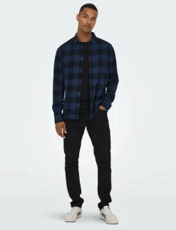 ONSLOOM SLIM BLACK 0448 DIA DNM NOOS - Slim jeans