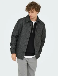 ONSMICAH TWILL OVERSHIRT FRML - Jackor & rockar