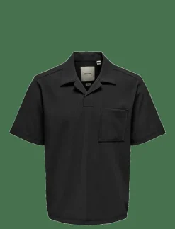 ONSPLI PLISSE SHIRT - Kortärmade pikéer