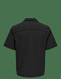 ONSPLI PLISSE SHIRT - Kortärmade pikéer