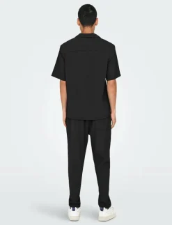 ONSPLI PLISSE SHIRT - Kortärmade pikéer
