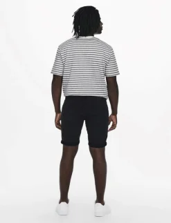 ONSPLY BLK JOG 8581 PIM DNM SHORTS NOOS - Jeansshorts