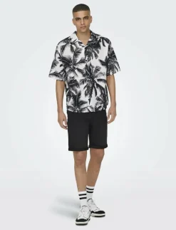 ONSPLY BLK JOG 8581 PIM DNM SHORTS NOOS - Jeansshorts