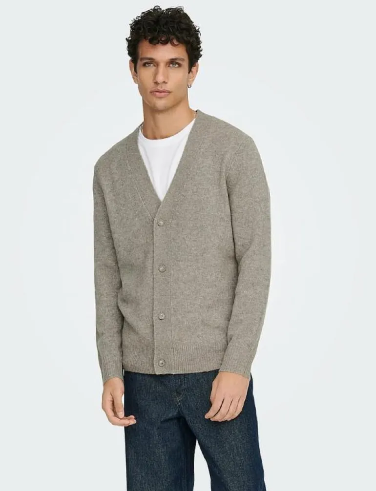 ONSRAY REG LS CARDIGAN KNIT FRML - Koftor