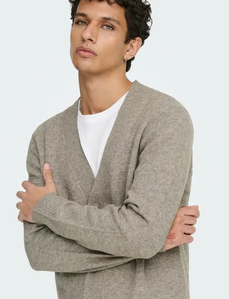 ONSRAY REG LS CARDIGAN KNIT FRML - Koftor