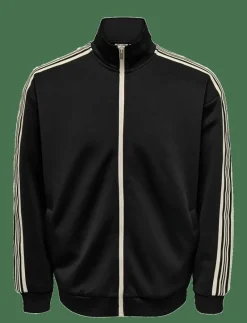 ONSRIBER RLX LS ZIP STRIPE TRACK SWEAT - Sweatshirts