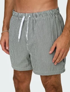 ONSTED STRIPE SEERSUCKER SWIM NOOS - Badbyxor