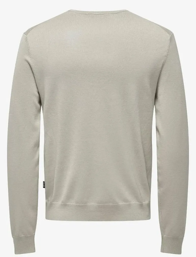 ONSWYLER LIFE REG 14 LS CREW KNIT NOOS - Rundhalsad