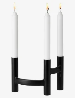 Ora trearmad ljusstake black - Dekoration