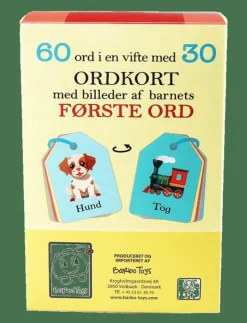 Ordkort - Mine Først Ord (DK) - Pedagogisk barnbok