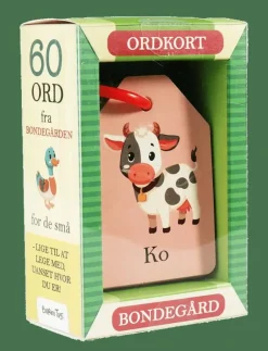 Ordkort - På Bondegården (DK) - Pedagogisk barnbok