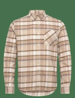Organic Cotton Checked Flannel Shir - Flanellskjortor
