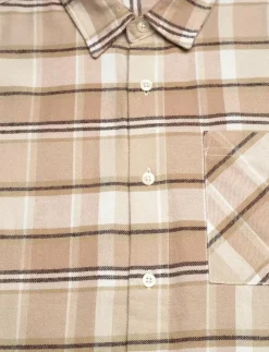 Organic Cotton Checked Flannel Shir - Flanellskjortor
