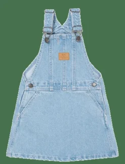 ORGANIC DENIM SPENCER DRESS W HEART - Ärmlösa vardagsklänningar