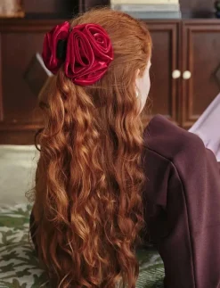 Organza Flower Hair Claw - Hårklämmor