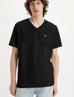 ORIGINAL HM VNECK MINERAL BLAC - Kortärmad t-shirt