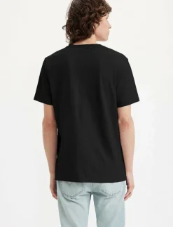 ORIGINAL HM VNECK MINERAL BLAC - Kortärmad t-shirt