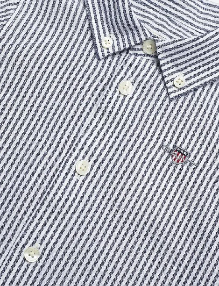 OXFORD STRIPE SHIRT - Långärmad skjorta