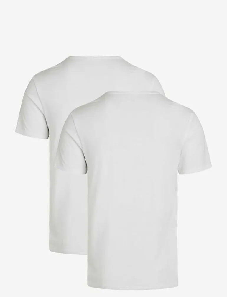 2-Pack Men Bamboo S/S Undershirt - Pyjamasöverdelar