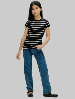2-PACK STRIPE SLIM SS T-SHIRT - Kortärmade