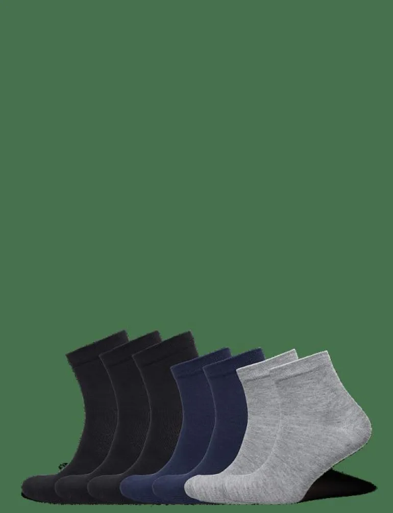 7-Pack Women Bamboo Low Cut Socks - Strumpor