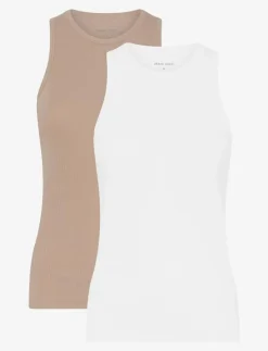 2-Pack Women Bamboo Tank Top Rib - T-shirts