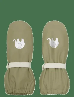 Padded PU-mittens w.fleece - Vantar
