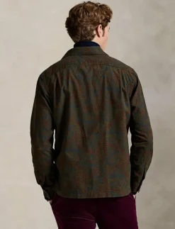 Paisley-Print Oxford Overshirt - Mönstrade skjortor