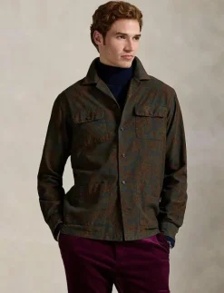 Paisley-Print Oxford Overshirt - Mönstrade skjortor