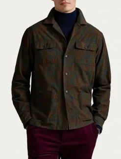 Paisley-Print Oxford Overshirt - Mönstrade skjortor