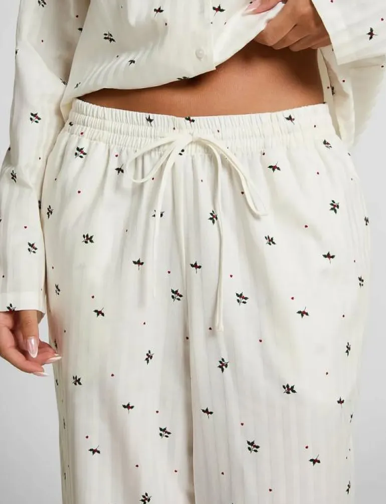 PANT CO JACQUARD MISTLETOE - Nederdelar