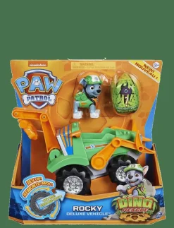 Paw Patrol Dino Deluxe Vehicles Rocky - Byggmaskiner