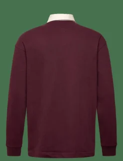 PEACHED CREST SOLID RUGBY - Långärmade pikéer