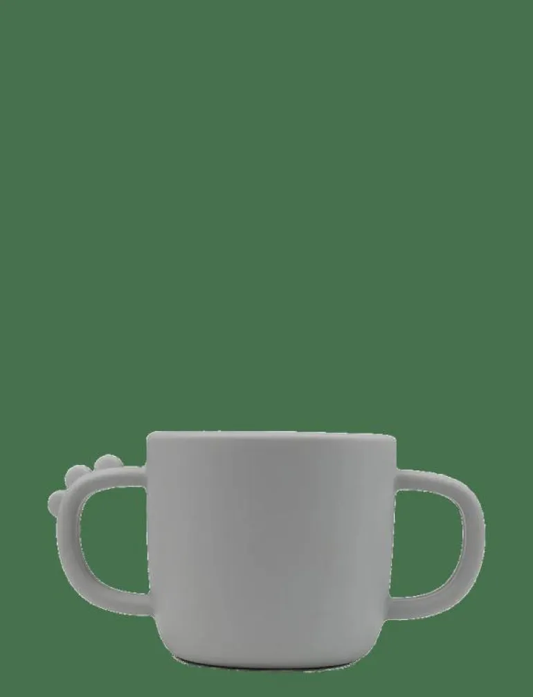 Peekaboo 2-handle cup Croco Grey - Serveringsset