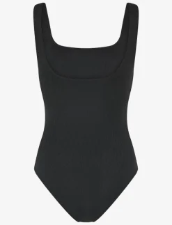 Penny Square Neck Bodysuit - Jumpsuits & Bodies