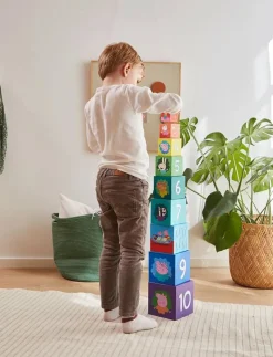 Peppa Pig stacking cubes - Stapelbara klossar