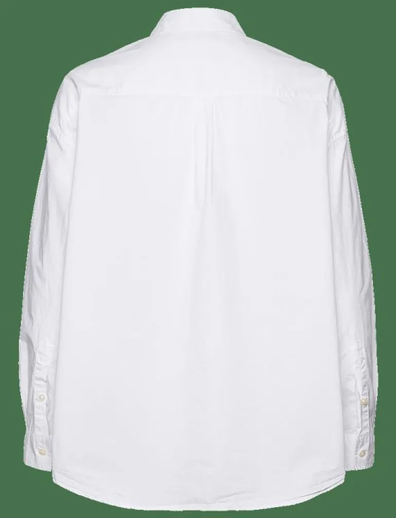 Pernilla Organic Cotton Poplin Shirt - Långärmade
